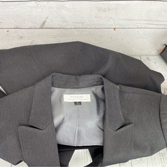 Tahari Lined Blazer Jacket Coat sz 14 - Picture 6 of 9